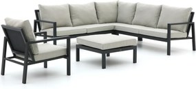 + 15% kassakorting | Hoek loungeset Manifesto  | 6 personen | Loungeset Grijs | Hoekbank Aluminium | 246x246cm | Kees Smit Tuinmeubelen