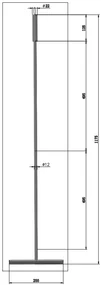 Saniclear Academy vloerwisser 120cm RVS