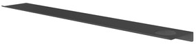Hotbath &More planchet 80cm met uitsparing voor een zeepdispenser of beker zwart PVD