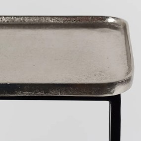 Zuiver Gusto Zilveren Trolley - 80 X 26cm.