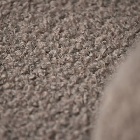 Bruine Teddy Fauteuil Zwarte Poten