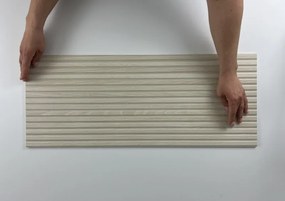 Jabo Valkiria wandtegel creme gestreept30x75cm gerectificeerd