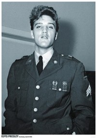 Poster Elvis Presley - Army 1962, (59.4 x 84 cm)
