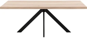 Goossens Eettafel Blade, Boomstamblad 260 x 100 cm 5 cm dik