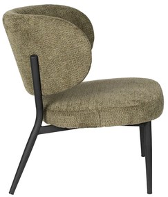 Groene Fauteuil Met Ronde Rugleuning