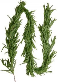 VEVOR Kerstkrans, 2750 mm, Realistische Norfolk Dennenkrans, Dennenkrans, Kunstmatige Groenkransen, voor Binnen- en Buitenkerstdecoratie op Tafel, Schoorsteenmantel en Open Haard