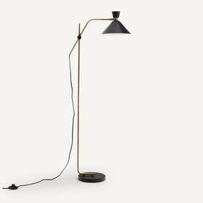 Staande lamp in used messing, Zoticus