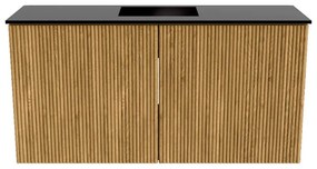 Mondiaz Joya 80cm toiletmeubel oak met wastafel faye midden 1 kraangat urban