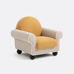 Fauteuil in twee stoffen, Super Club