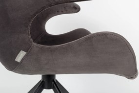 Zuiver Mia Eetkamerstoel Velvet Grijs