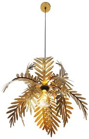 Vintage hanglamp goud veren - Botanica