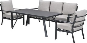 Garden Impressions Senja lounge dining set 4-delig - sandstone