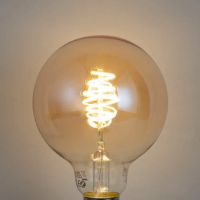 Set van 5 Smart E27 dimbare LED lampen G95 amber 4.9W 320 lm 2500K