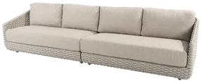 4 Seasons Outdoor Casanova 4-zits loungebank latte Loungebank beige weerbestendig