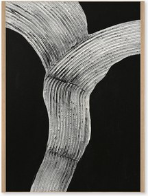 Handgeschilderd ingelijst canvas Raw Shape II