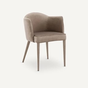 Tafel Fauteuil in fluweel, Leos