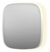 INK SP30 spiegel - 60x4x60cm contour in stalen kader incl indir LED - verwarming - color changing - dimbaar en schakelaar - mat wit 8409711