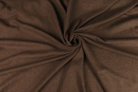 Hoeslaken flanel - 100% katoen - 90x200 - bruin