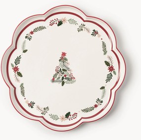 Porseleinen kerstserveerplateau Eve
