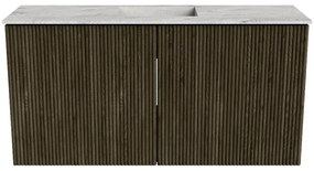 Mondiaz Joya DLux 80cm toiletmeubel shadow met wastafel faye midden zonder kraangat glace