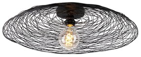 Oosterse plafondlamp zwart 60 cm - Glan
