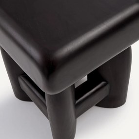 Massief teakhouten bijzettafel, Bisco