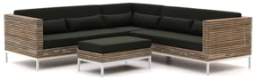 ROUGH-D hoek loungeset 4-delig