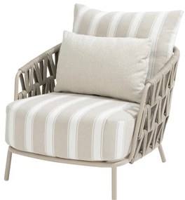 4 Seasons Outdoor Beverly loungestoel latte  Loungestoel   beige weerbestendig