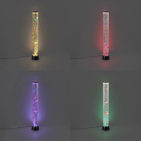 Bubbelbuis zwart 90cm incl. LED RGB - Zoop