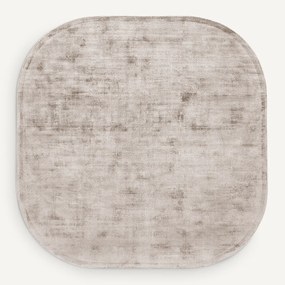 Vloerkleed Tencel™, vierkant, Mustha