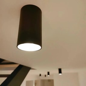 Set van 4 moderne opbouwspots zwart 5,5cm GU10 50mm - Tuba