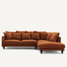 Fluwelen hoekbank, LAZARE