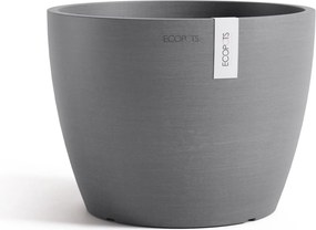 Ecopots bloempot Stockholm 24 - Rond - Grey - Diameter 23,3 x H17,7 cm