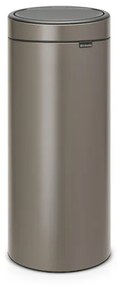 Brabantia Touch Bin Afvalemmer - 30 liter - kunststof binnenemmer - platinum 115363