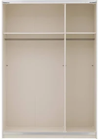 Goossens Kledingkast Easy Storage Sdk, 153 cm breed, 220 cm hoog, 2x 3 paneel spiegel schuifdeuren