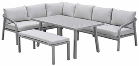 Garden Impressions Tarera lounge dining set 6-delig R - taupe