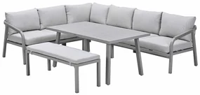 Garden Impressions Tarera lounge dining set 6-delig R - taupe
