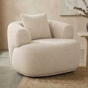 Eenvoudig Fauteuil Beige