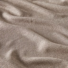 Gordijn met gevlochten afwerking en oogjes Montego