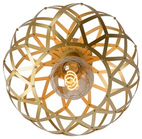 Lucide Wolfram plafondlamp 30cm 1x E27 goud mat