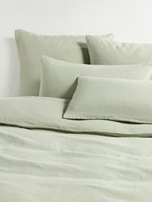 Gewassen linnen dekbedovertrek Airy