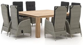 Intenso Fabrizi/ROUGH-X 170cm dining tuinset 9-delig verstelbaar