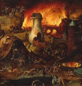 Kunstreproductie Hell, Hieronymus Bosch