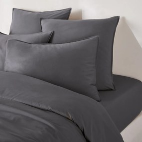 Effen hoeslaken in gewassen katoen, omslag 30 cm, Scenario