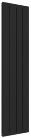Eastbrook Vesima verticale aluminium verwarming 180x30,3cm Mat zwart 1068 watt