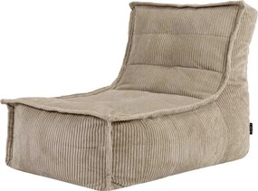 Dolce Zitzak Stoel Cord Lounger - Stone