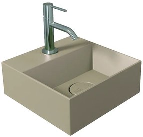 Salenzi Spy Fontein met clickwaste 40x30 cm mat taupe