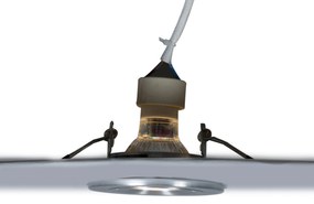 Buitenlamp Set van 6 Moderne inbouwspot staal rond IP44 - Xena GU10 IP44 Buitenverlichting Lamp