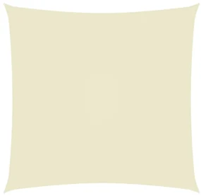 vidaXL Zonnescherm vierkant 6x6 m oxford stof crèmekleurig