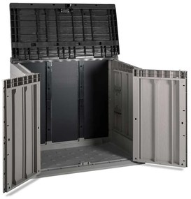 Toomax Stora way opbergbox 842 liter - taupe donker grijs